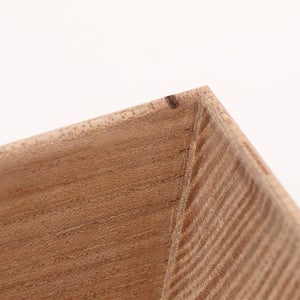 箸箱 楡 木地 1078