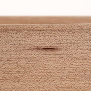 箸箱 楡 木地 1124