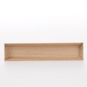 箸箱 楡 木地 1078