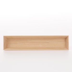 箸箱 楡 木地 1160