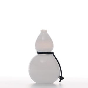 ひょうたん花入2 / 白 0030