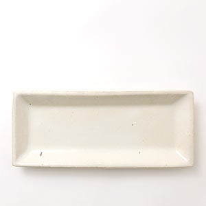 伊賀 長角皿 志野 0060