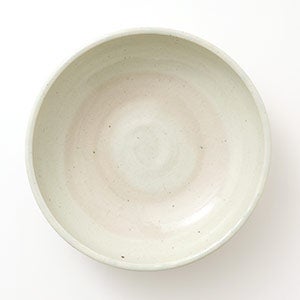 九寸鉢　石灰 0120