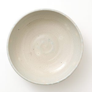 九寸鉢　石灰 0124