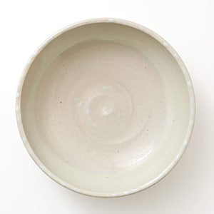 九寸鉢　石灰 0126