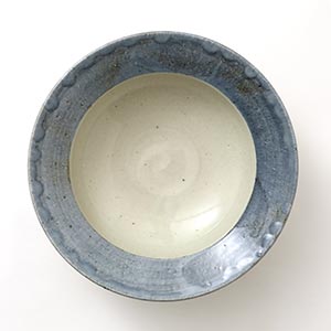 カブト鉢 縁呉須 0034