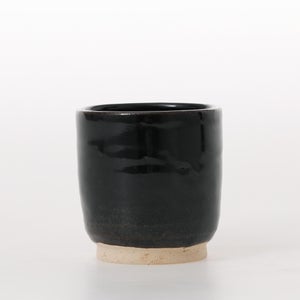 丸湯呑 黒飴 0191