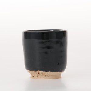 丸湯呑 黒飴 0194