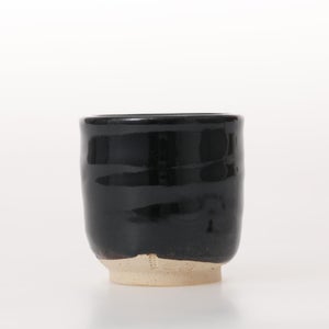 丸湯呑 黒飴 0197