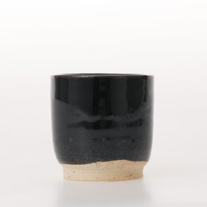 丸湯呑 黒飴 0198