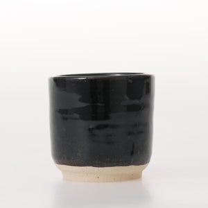 丸湯呑 黒飴 0193