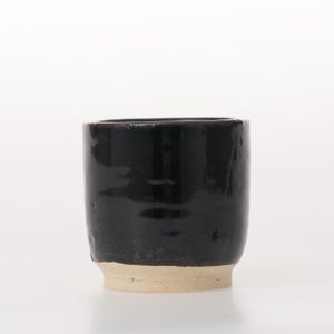 丸湯呑 黒飴 0198