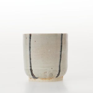 丸湯呑 呉須鉄太十草 0297