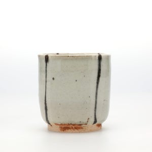 丸湯呑 呉須鉄太十草 0321