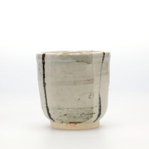 丸湯呑 呉須鉄太十草 0325