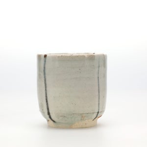 丸湯呑 呉須鉄太十草 0326