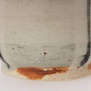 丸湯呑 呉須鉄太十草 0296