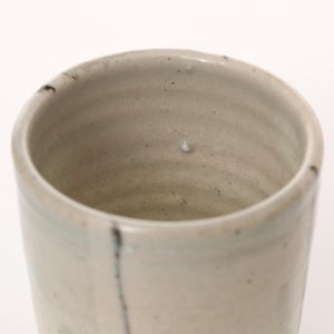 丸湯呑 呉須鉄太十草 0300