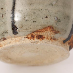 丸湯呑 呉須鉄太十草 0304