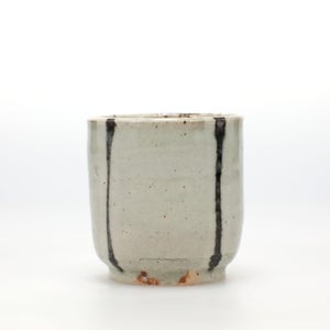 丸湯呑 呉須鉄太十草 0321