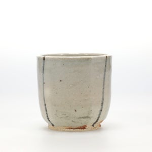 丸湯呑 呉須鉄太十草 0329