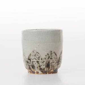 丸湯呑 蓮華紋掻落 0313