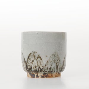 丸湯呑 蓮華紋掻落 0317