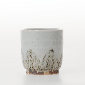 丸湯呑 蓮華紋掻落 0322