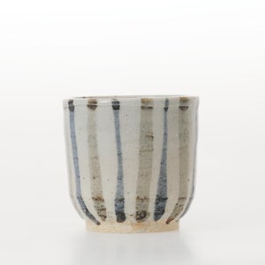 丸湯呑 呉須鉄十草 0408