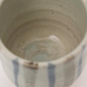 丸湯呑 呉須鉄十草 0389