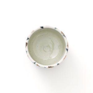 丸湯呑 呉須鉄十草 0379