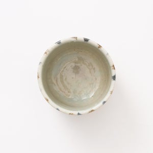 丸湯呑 呉須鉄十草 0388