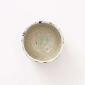 丸湯呑 呉須鉄十草 0389