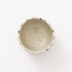 丸湯呑 呉須鉄十草 0392