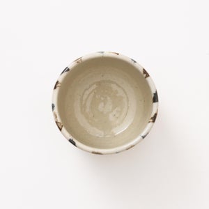 丸湯呑 呉須鉄十草 0404