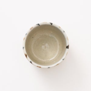 丸湯呑 呉須鉄十草 0407