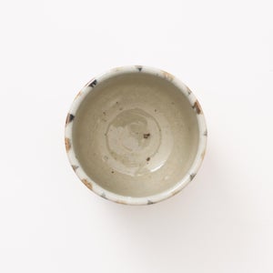 丸湯呑 呉須鉄十草 0409