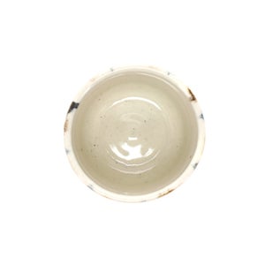 丸湯呑 呉須鉄十草 0428