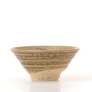 伊賀 飯碗 松灰 0183