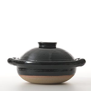 伊賀 布袋鍋 中 黒飴 0086