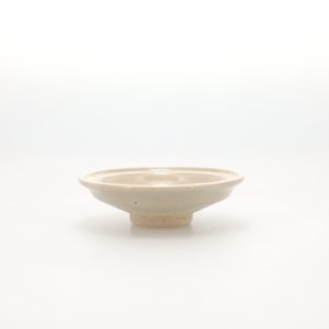 伊賀 玉縁手塩皿 石灰 0039