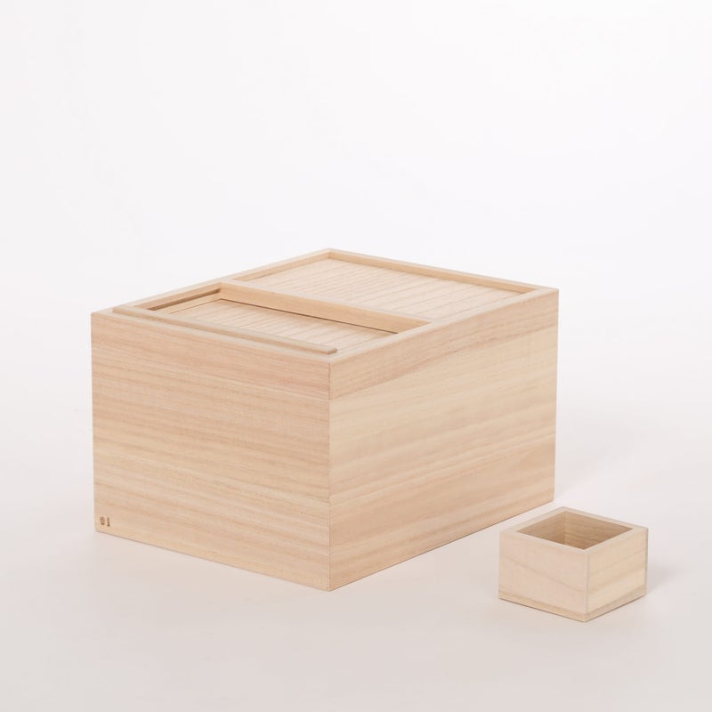 【新品未使用】東屋 / 米櫃　5キロ 東屋 あづまや 米櫃(5kg)（一合升付き） 米びつ 桐 : ShinwaShop