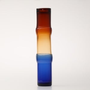 Bamboo vase 90x450mm desert-clear-ulblue 0044