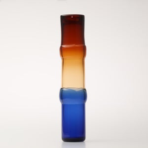 Bamboo vase 90x450mm desert-clear-ulblue 0045
