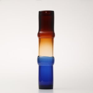 Bamboo vase 90x450mm desert-clear-ulblue 0068