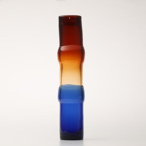 Bamboo vase 90x450mm desert-clear-ulblue 0086