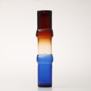 Bamboo vase 90x450mm desert-clear-ulblue 0089