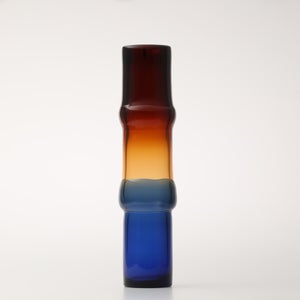 Bamboo vase 90x450mm desert-clear-ulblue 0042