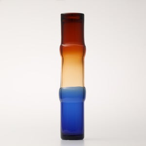 Bamboo vase 90x450mm desert-clear-ulblue 0044