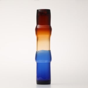 Bamboo vase 90x450mm desert-clear-ulblue 0081